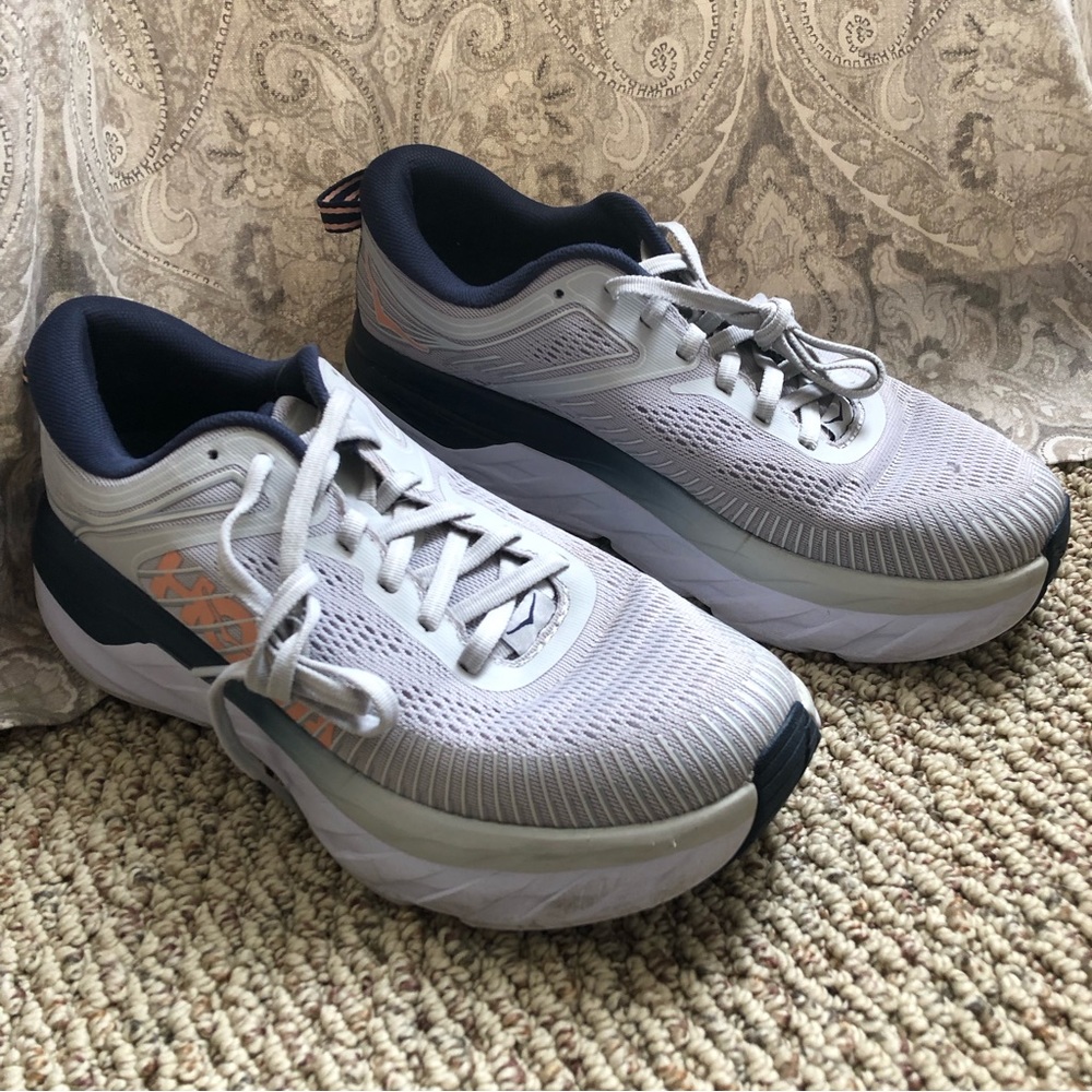 Hoka One One Women’s Bondi 7 Lunar Rock / Iris Size 8